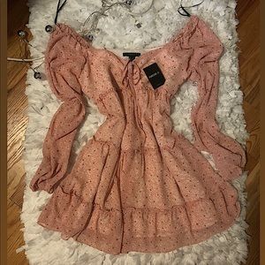 Off Shoulder Mini Dress